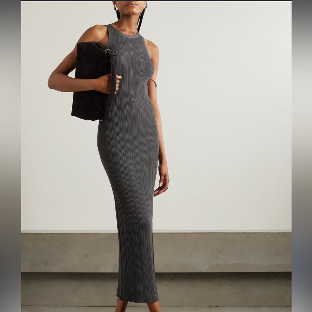 Toteme Ribbed-Knit Maxi Dress